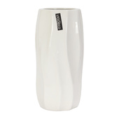 Keramická váza bílá perleť 25,5cm VS079DC