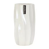 Keramická váza bílá perleť 19,5cm VS080DC